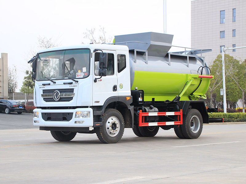 国六东风D9 8方餐厨垃圾车