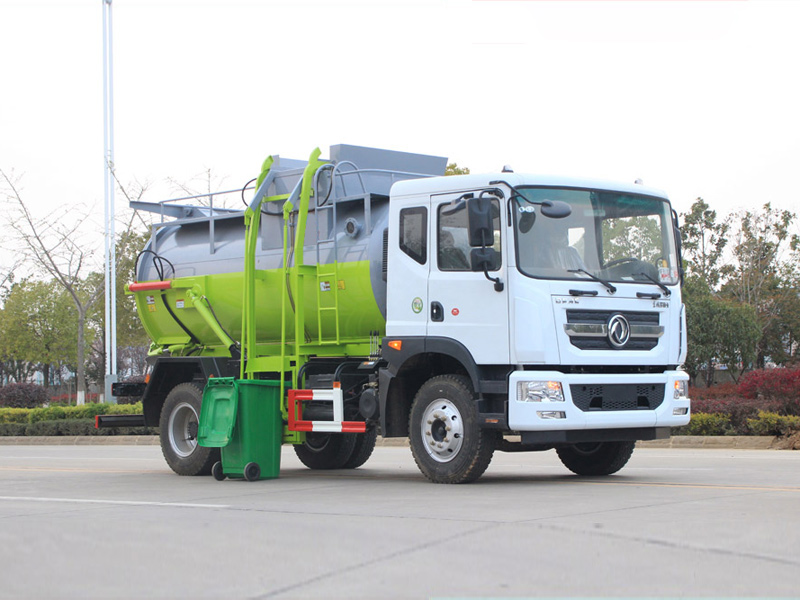 国六东风D9 8方餐厨垃圾车