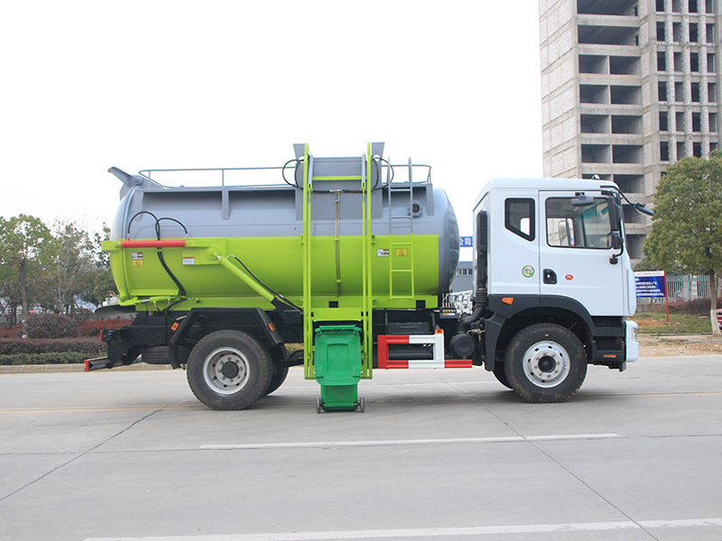 国六东风D9 8方餐厨垃圾车