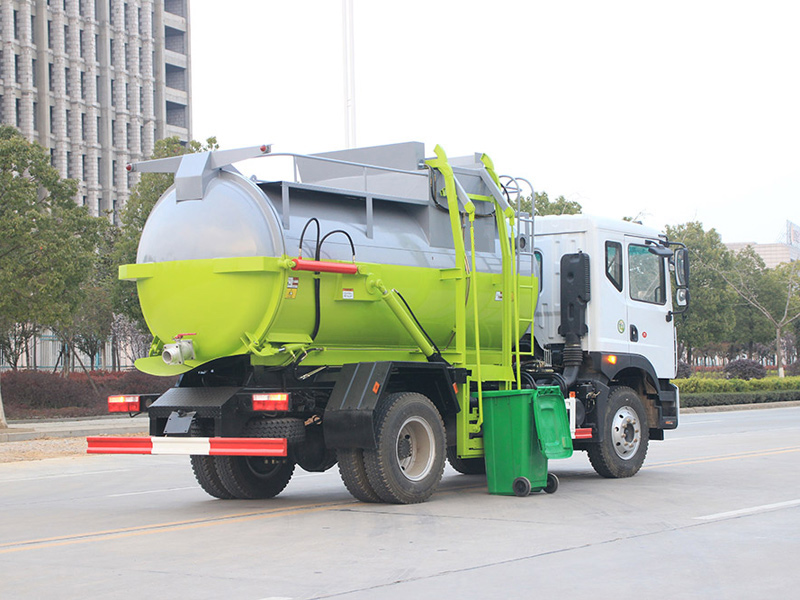 国六东风D9 8方餐厨垃圾车